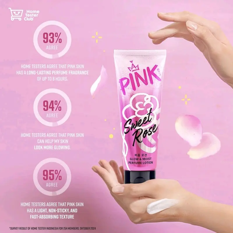 Pinkskin parfumelotion 180ml 3
