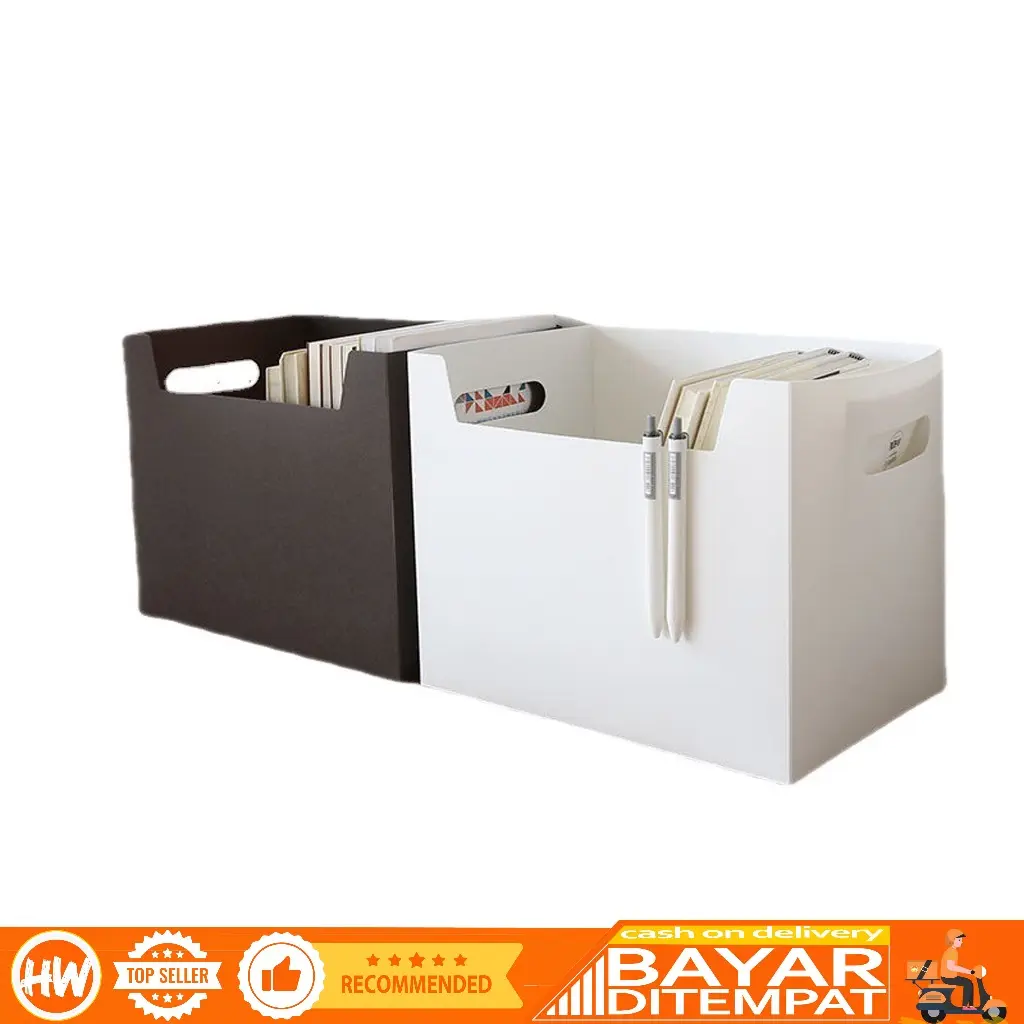 HaiWai COD Box Container Storage Organizer / Box Lipat Anti Air / Foldable Desktop / Kotak Penyimpanan Buku & Dokumen / Box File U158