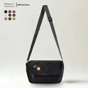 Tapaxco Tas Selempang nova - Mini Slingbag Uniseks Tas Pria Wanita Corduroy Polos Tapax I FREE 2 BROSS
