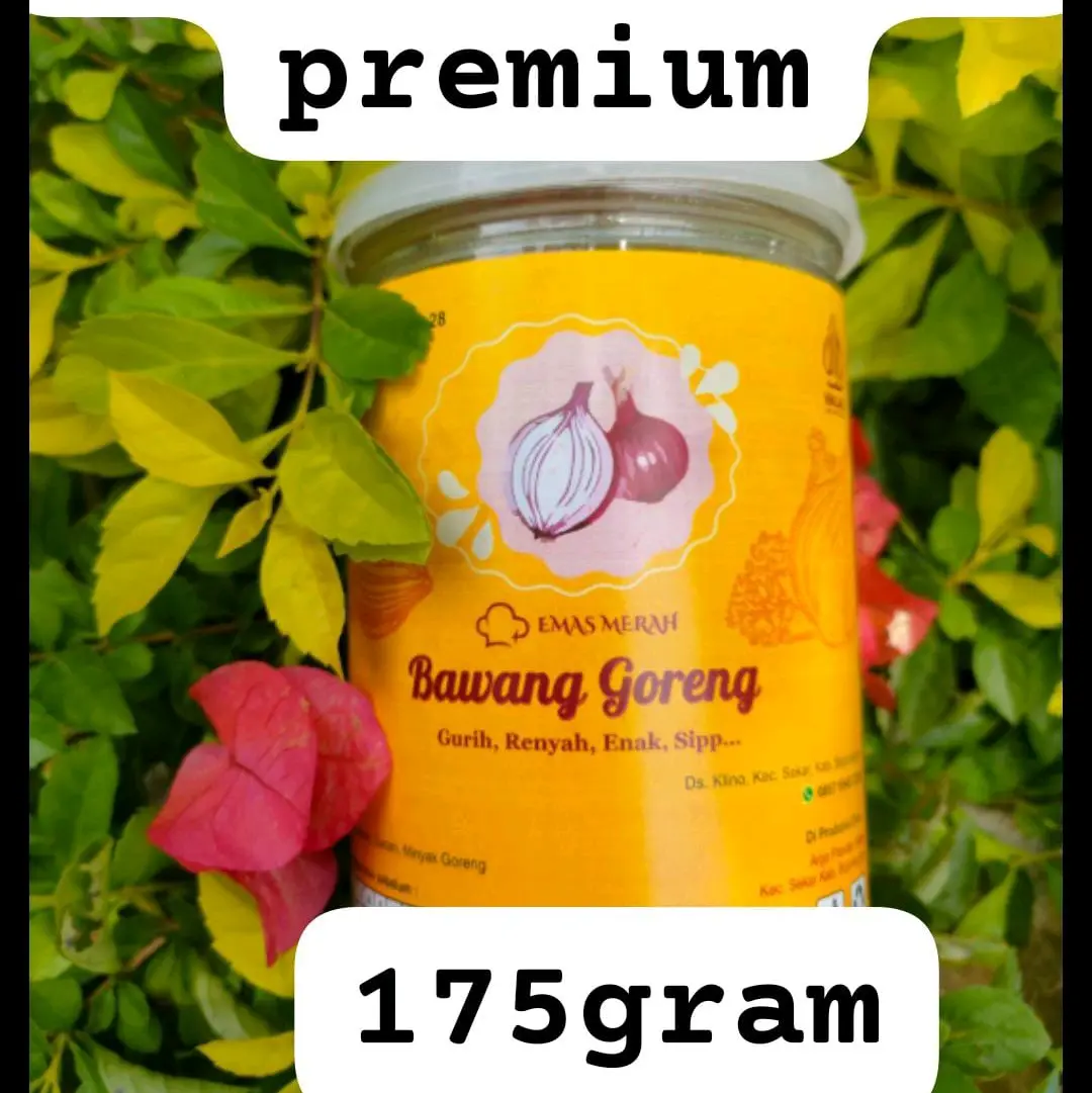 Emas Merah_ Bawang Goreng Berat Bersih 175gr