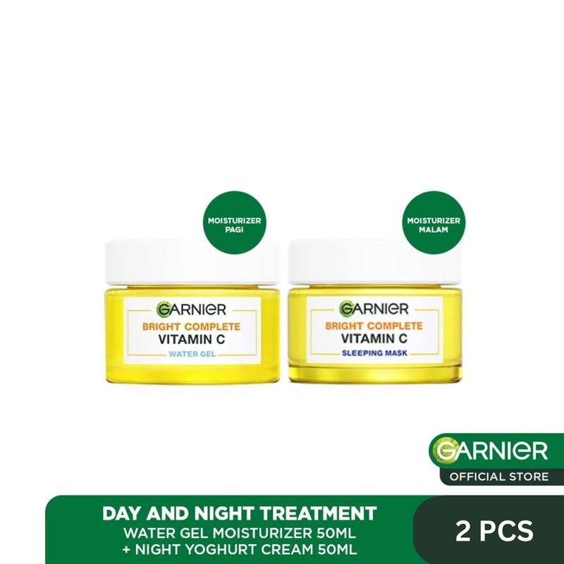 [FREE 3X Skincare] Paket Hemat Brightening - Glowing ISI 2 ISI 3 - Brightening - Krim Pagi Malam – Bundle – Serum Vitamin C - Moisturizer 5