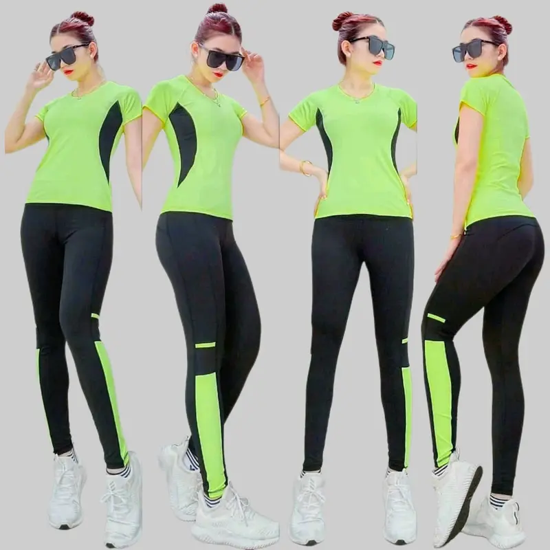 Setelan baju Olahraga Senam Wanita Untuk Zumba, Aerobic, Gym Yoga, Fitness 3