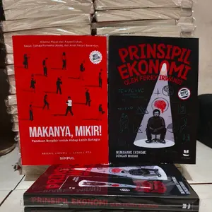 PAKET 2 BUKU MOTIVASI - MAKANYA, MIKIR! + PRINSIPIL EKONOMI - BY ABIGAIL LUMAIRA & FERRY IRWANDI - BEST SELLER