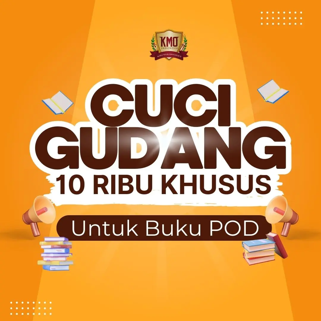 CUCI GUDANG BUKU POD KMO INDONESIA EDISI  SERBA 10 RIBU