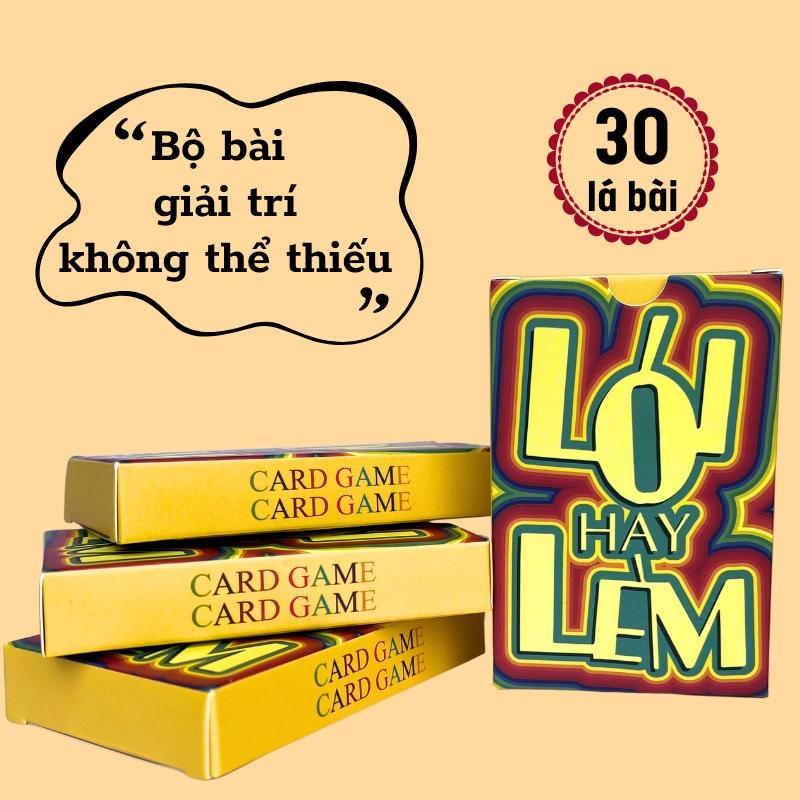 Bộ Bài “Lói Hay Lèm” Truth Or Dare Nói Hay Làm Gắn Kết Tình Cảm Bạn Bè Hội Nhóm BoardGame Drinking Game Party 30 Lá Siêu Lầy