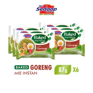 Sedaap Baked Mie Instant Goreng 87g x6