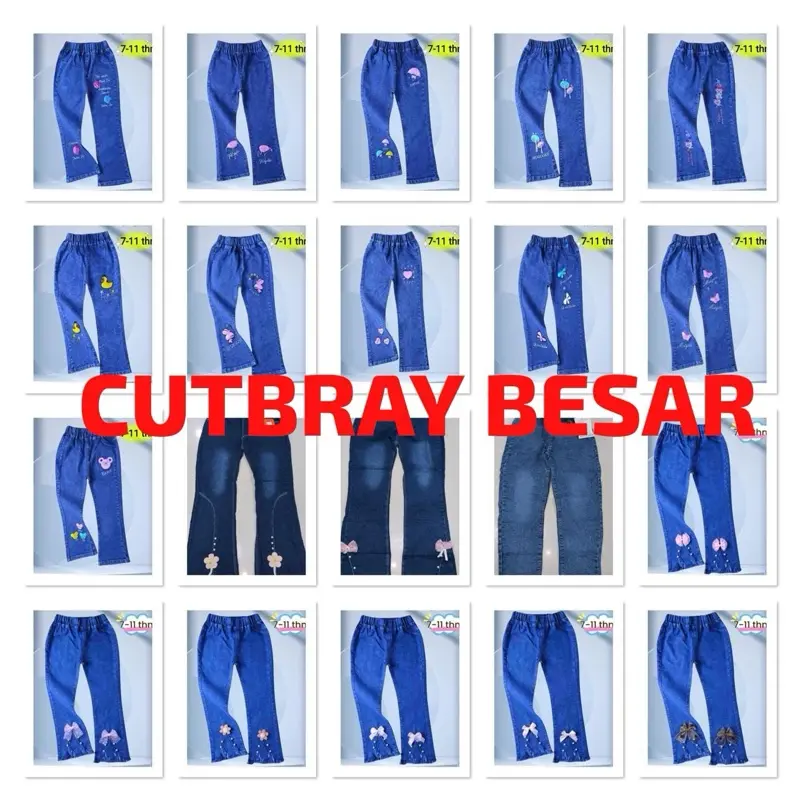 (JUTBRAY) CELANA PANJANG JUTBTRAY ANAK CEWEK USIA 1-10 TAHUN (PAKET CELANA ANAK)