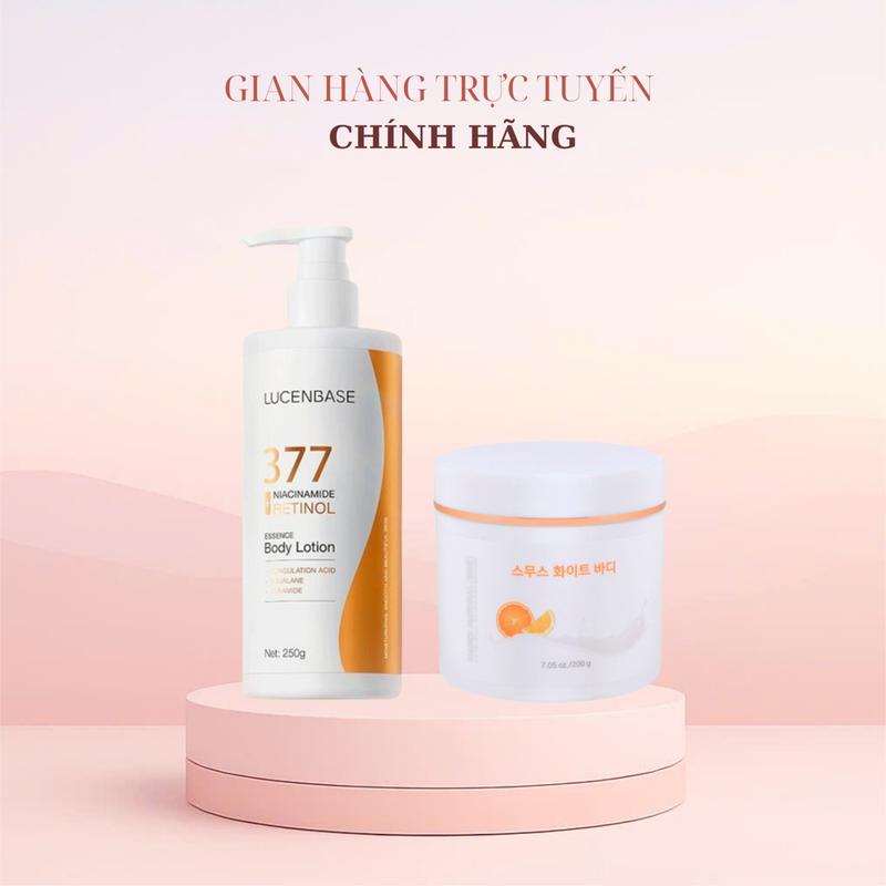  Combo Kem Dưỡng Narci Nature Và Dưỡng Thể 377 Lucenbase 