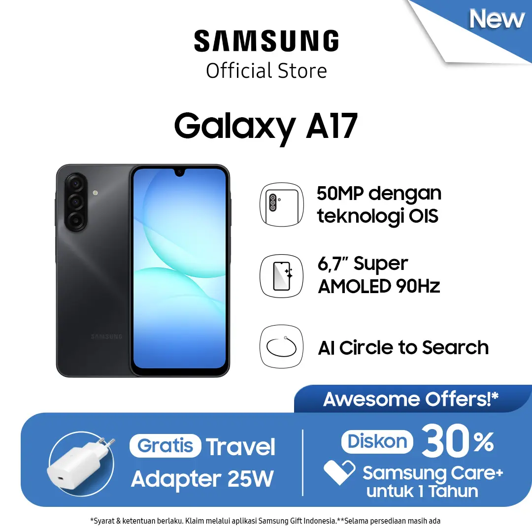 Samsung Galaxy A17 [8/128GB] - | Smartphone AI | Android | 5000 mAh