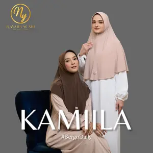 Nayara Scarf Bergo Pet Kamila Jersey Anti Tembem Jilbab Instan Harian Simple Muslim Kerudung Syari Khimar Wanita Dewasa Size M L XL Bahan Jersey Korea Super Adem Tebal Jatuh Jahitan Rapi Kualitas Butik #BergoDaily