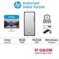 Gambar [Free Monitor] HP OmniDesk Desktop PC | M02-0146D | Intel Core i5-14400 | RAM 8GB | SSD 512GB | Windows 11 Home + Office Home Student 2021 - Unit dari IT GALERI - HP AUTHORIZED Kota Administrasi Jakarta Selatan 1 Tokopedia