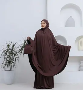 Mukena Khadijah Tutup Dagu Jersey Premium Part 2