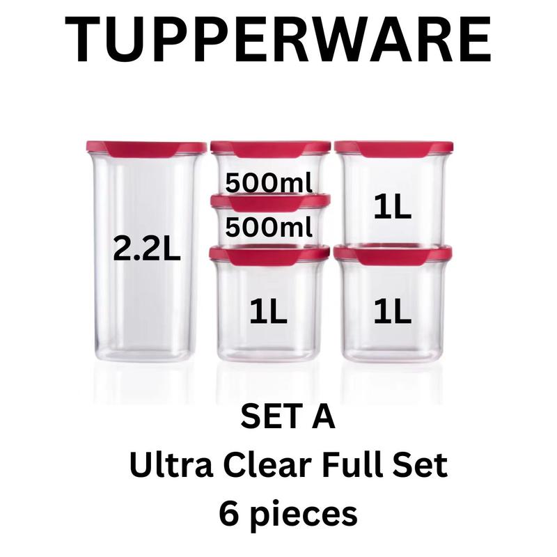 Tupperware Ultra clear set #tupperware #Ultra #Clear #Containers ...