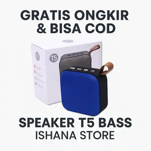 Bisa COD terlaris Speaker T5 Bluetooth Wireless Speker