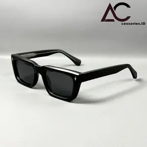 Kacamata Hitam Sunglasses ZY592212 Lensa Anti Silau - Kacamata Vintage Lensa Polarized - Kacamata  Fashion Lens Acetate - Kacamata Gaya Premium Quality - Kacamata Serba Guna Anti Silau