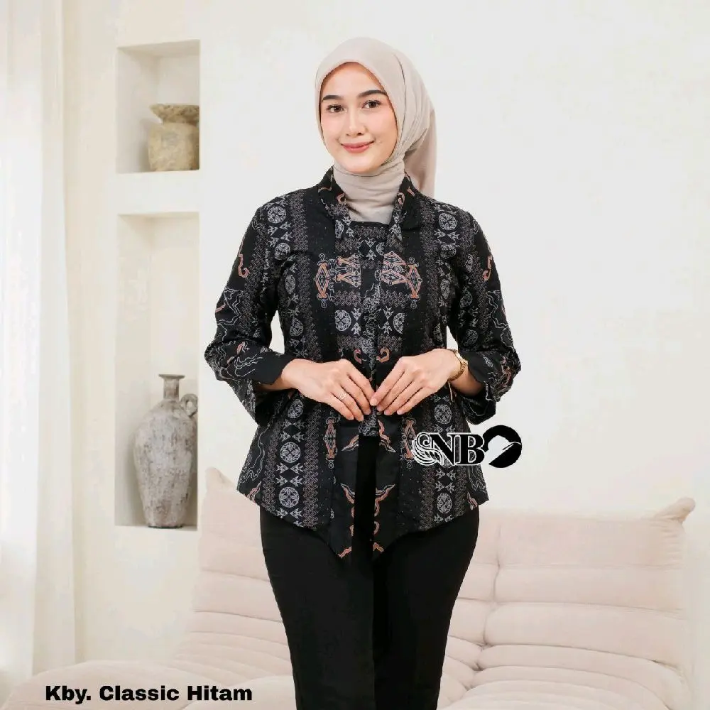 LAKUNA BATIK Blouse batik cewek kebaya wanita modern blouse kantor atasan batik kondangan bahan katun