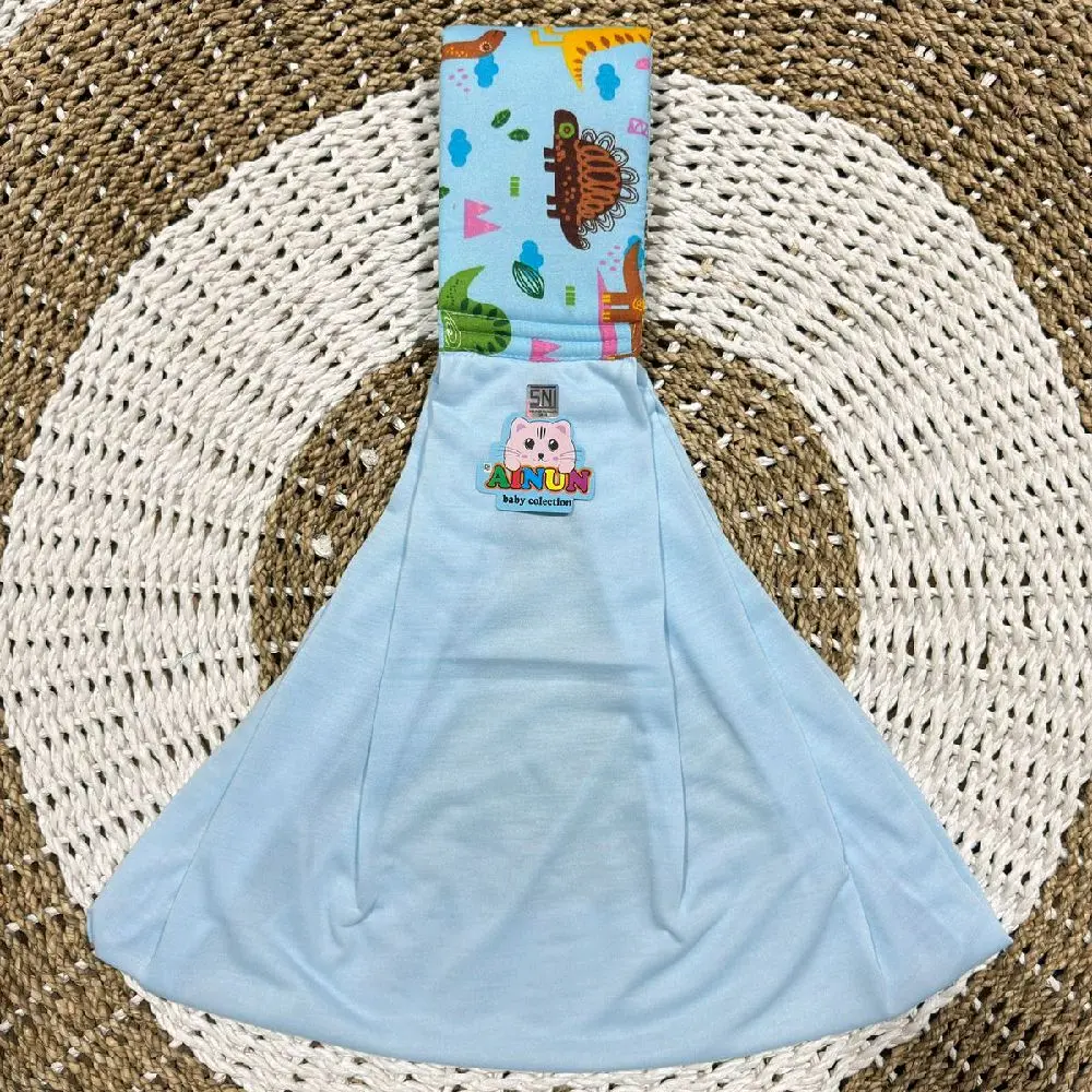 Geos biru motif biru