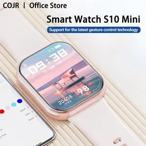 [BEST SELLER] SmartWatch S10 Mini 38MM 1.72inc Waterproof Bluetooth Call Jam Smartwatch Wanita Pria Monitor Detak Jantung Tekanan Darah wireless charging Dan Ganti Wallpapper Jam Tangan Wanita Jam Tangan Couple Jam Tangan Digital Wanita