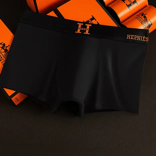 [HEPNIES ISI 1PCS kemasan plastik ziplock] Celana boxer pria bungkus dengan teknologi magnet, sensitif terhadap suhu dan bahan ringan