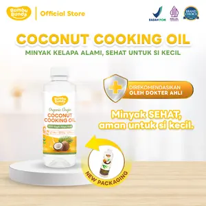 Bumbu Bunda Elia Coconut Cooking Oil 500ml - Minyak Kelapa | Minyak Goreng MPASI |  Minyak MPASI | Minyak Sehat | BB Booster MPASI | CCO | VCO | Lemak MPAS Masakan Bahan