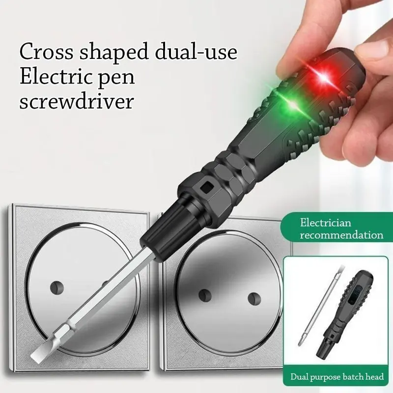 Bút kiểm tra điện, SFBSF, Cảm ứng thông minh với tuốc nơ vít chỉ báo, Cầm Tay / Crossover, Máy Dò Điện Áp Đa Chức Năng Có Thể Tháo Rời Gia Dụng 6