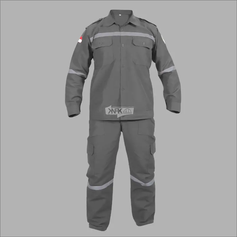 Kemeja Stelan Seragam Kerja Tactical Safety Lapangan Dengan Scotlight - Seragam Setelan Outdoor Wearpack Panjang Atasan 3