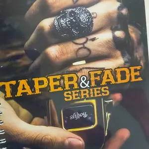 Buku Katalog Model Potong Rambut Pria Majalah Pangkas Rambut Buku Barbershop Taper & Fade Series - TFS