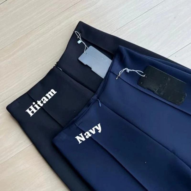 Product Introduction of Celana Cutbray Zipper Scuba Haighwaist - Korean Style Cutbray Wanita - Fashion Wanita Cantik Kekinian Karet Melar Panjang Nyaman Kulot 17