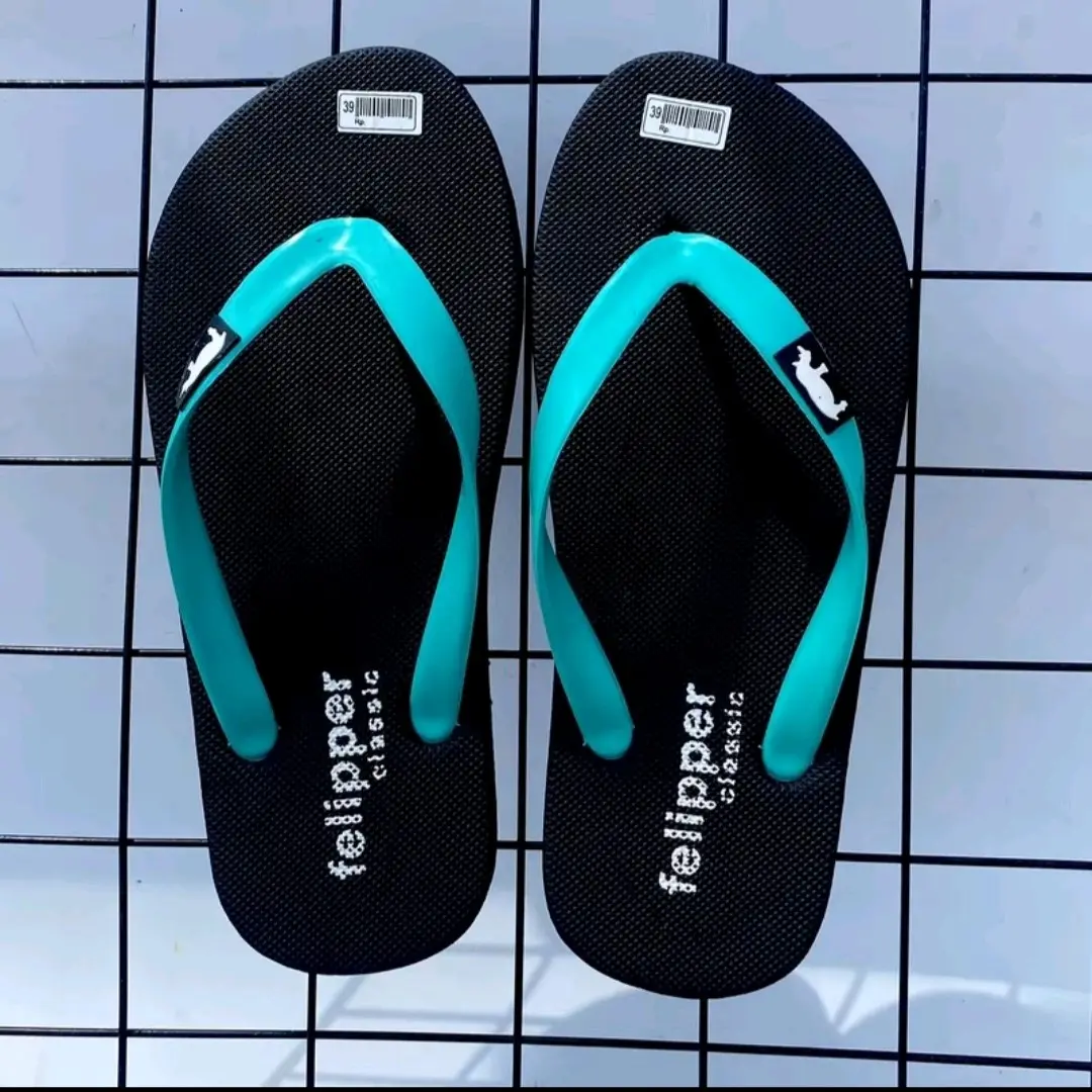 (03) Sandal Jepit Pria Terbaru Flipper Keren Distro Spon Eva 7 Varian Warna - Ukuran 38-43 Sendal