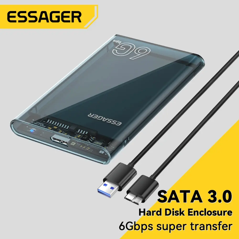 PermataMall - Enclosure HDD SSD | External USB Case | Casing Hard Disk Laptop