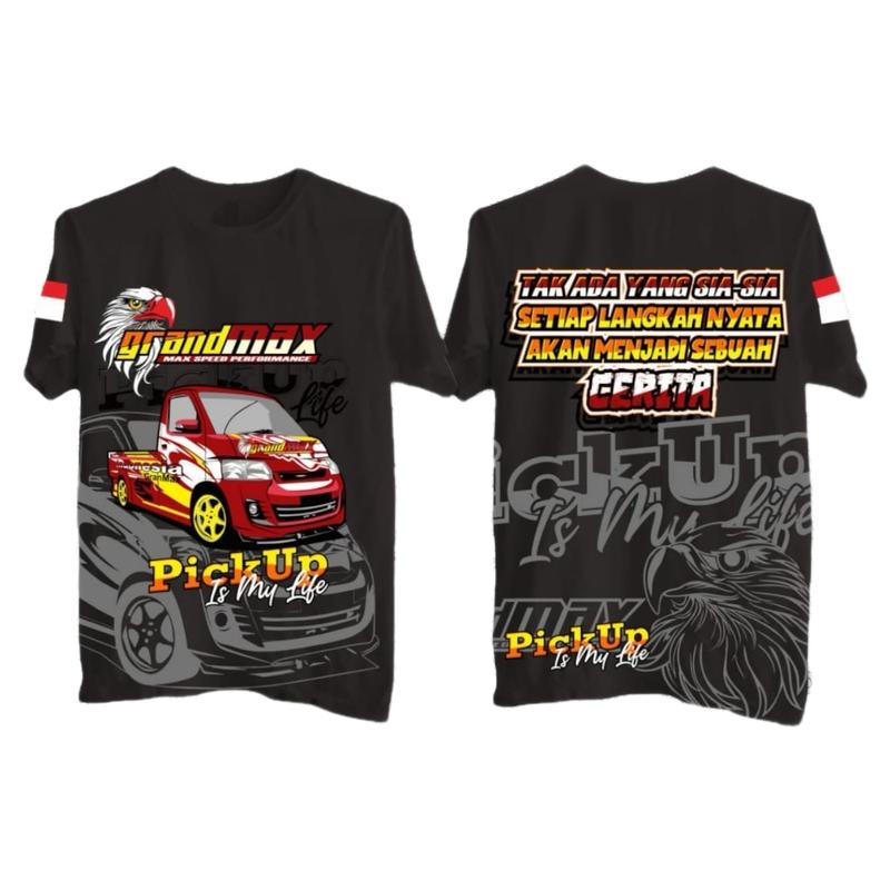 Kaos Grandmax Elang Catoon Combat 24s Sablon Plastisol Full Print 0