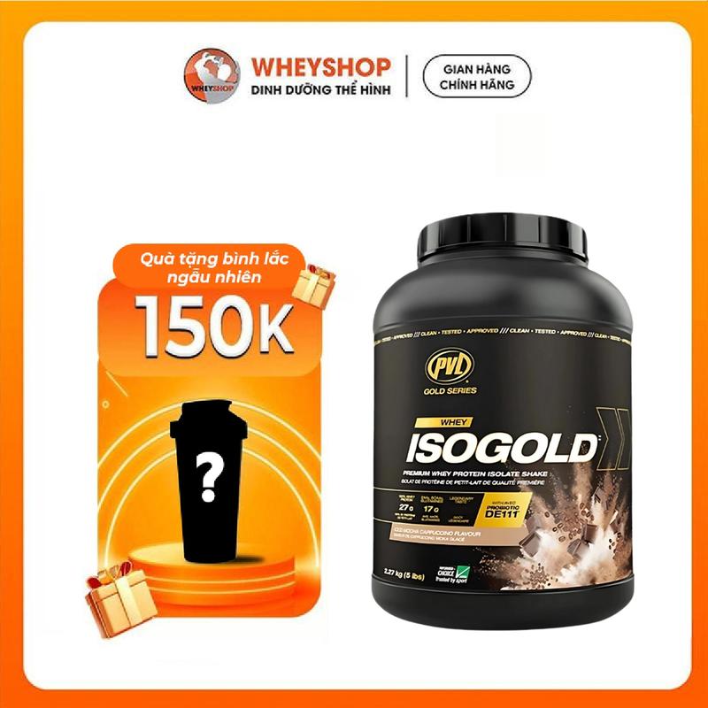 Sữa bột hỗ trợ dinh dưỡng phát triển cơ bắp PVL ISO GOLD 5lbs (2.3kg) - WHEYSHOP HCM