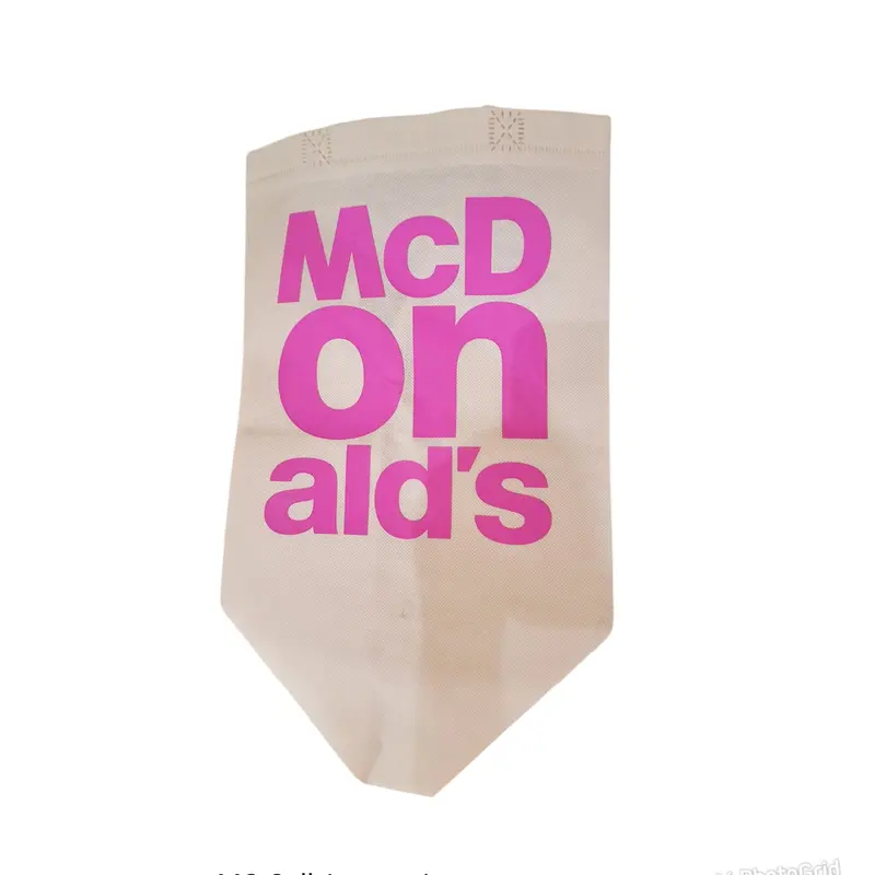 Tas mcdonald terbaru Tote bag shopping bag mcd 24 x 30 x 20 cm - original Hitam Pink Wanita Totebag Cewek 0