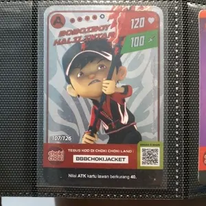 MONSTA GALAXY CARD - BOBOIBOY - CHOKI CHOKI - 107/126