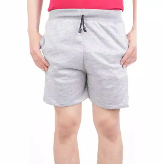 Celana Boxer polos katun Babyterry celana pendek celana santai Celana Tidur 1