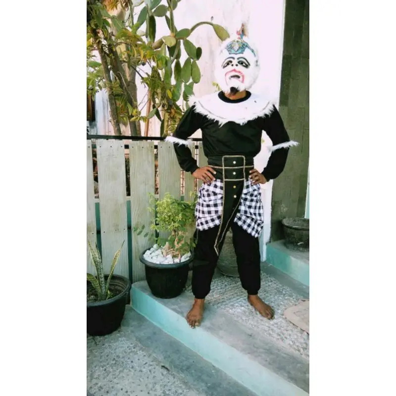 Kostum hanoman dewasa + ekor