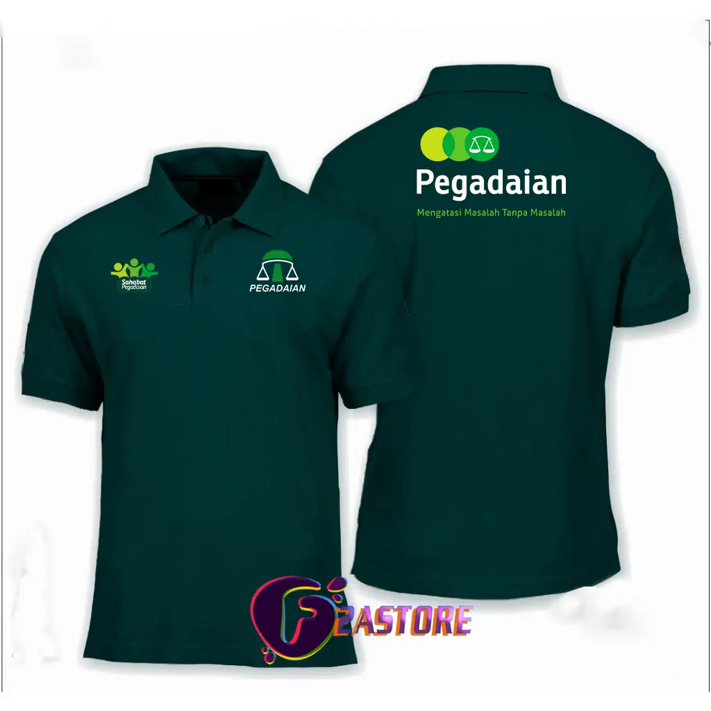KAOS KERAH MODEL POLO SAHABAT PEGADAIAN PRIA - WANITA NEW MODEL F2ASTORE