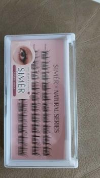 Product Review of SIMER Natural Series DIY Cluster Lashes – C Curl Segmented Eyelash with Lash Bond & Remover, Long-Lasting & Easy to Apply Bulu Mata Satuan from R**a M** 0
