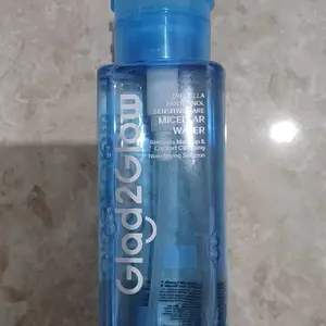 [BPOM]  Glad2Glow  Sensitive Care Micellar Water 300ml Tremella Panthenol Untuk Kulit Sensitif Pembersih Wajah Make Up Remover Cleansing Water dan Melembabkan Wajah