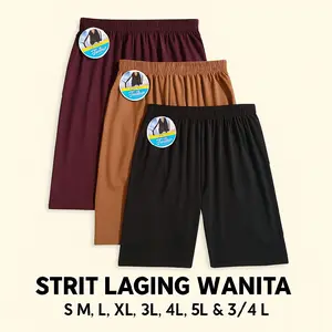 6pcs Street laging wanita / short cewek /celana short / legging jumbo  / legging pendek / celana hotpants wanita /  pakaian dalam wanita