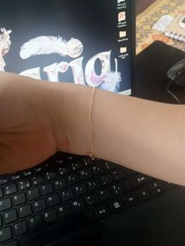 Product Review of 18K Cadena Dainty Bracelet from R**j 0