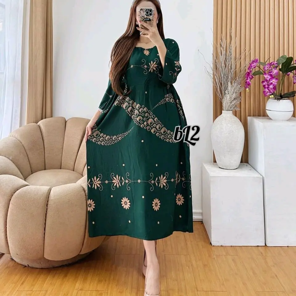 Dress Chibi Jumbo LD 120 Busui Rayon Premium Terbaru Casual Dress Chibi Jumbo LD 120 Busui Rayon Premium Terbaru Casual