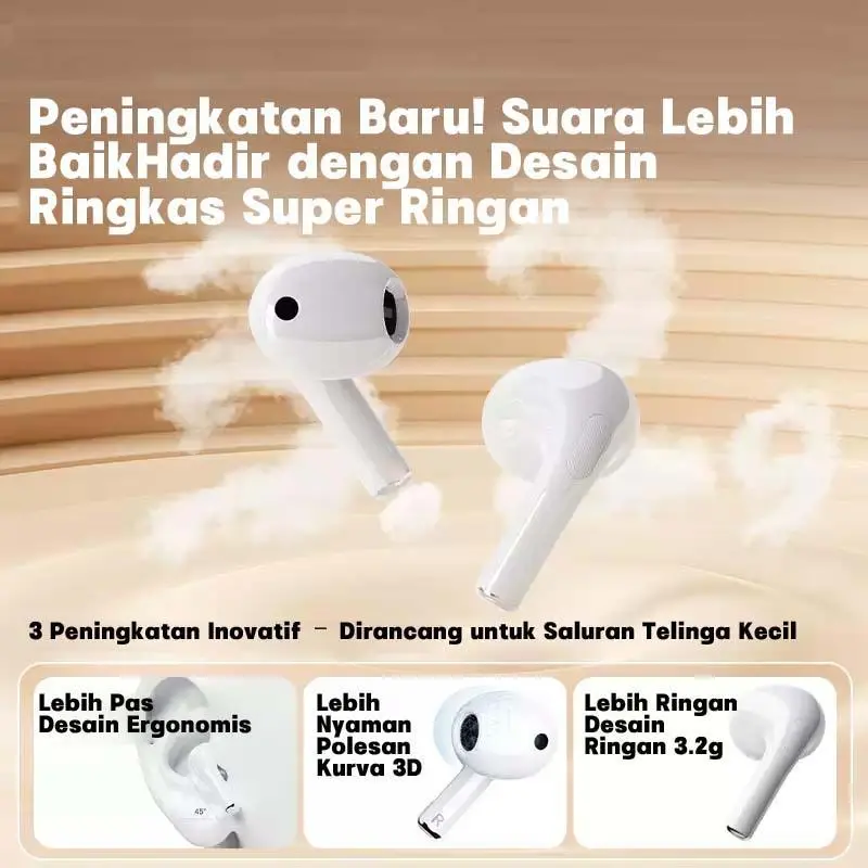 Earphone Lenove Thinkplus TWS Bluetooth dengan Kotak Pengisian Daya 9D HiFi True Wireless Earphone Sport Sound Stereo Headse Kontrol Sentuh untuk Android dan iOS 1