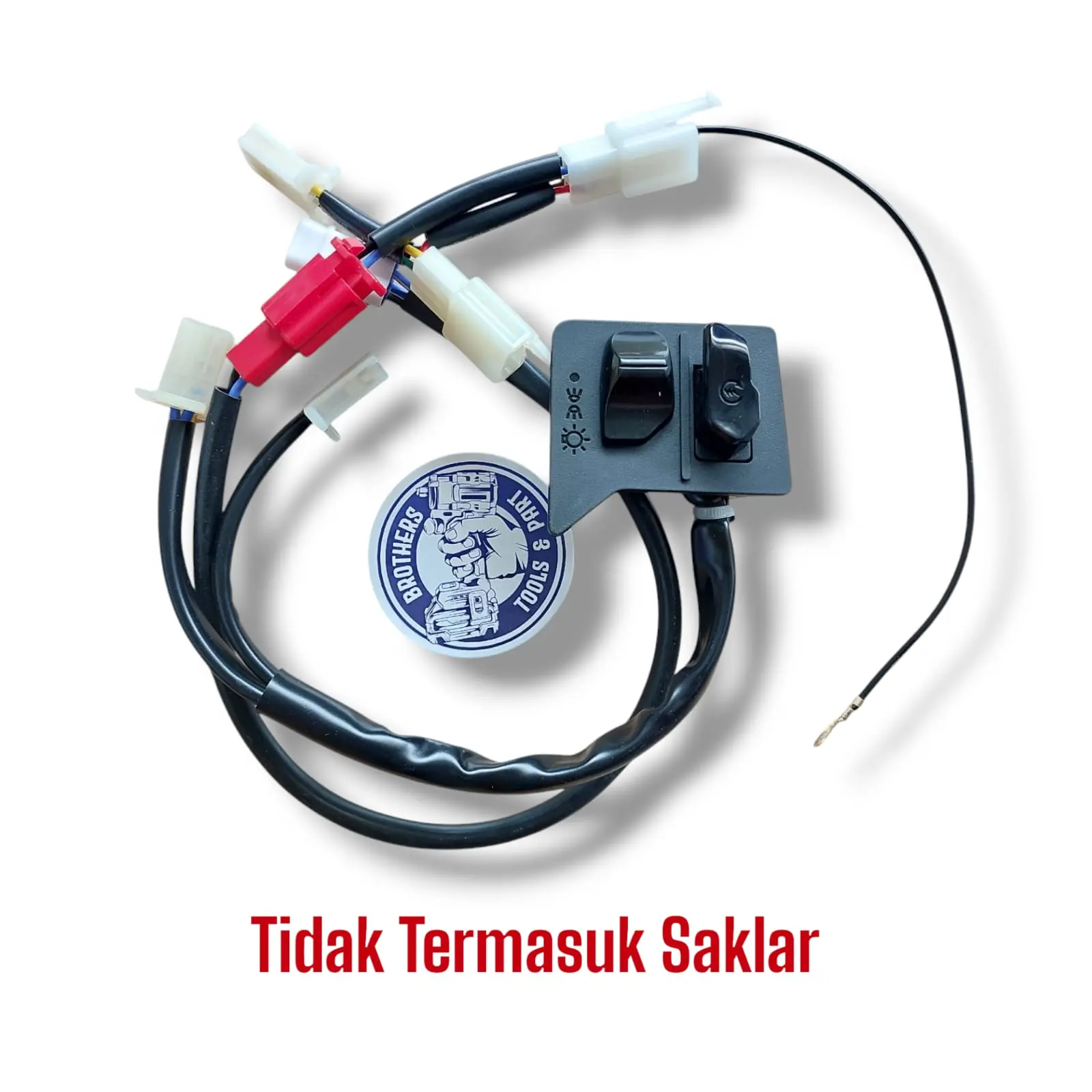 Soket PNP Saklar Kanan Vega ZR ke MX King Old V1 Lampu Senja & Lampu Utama