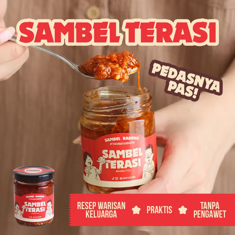 Paket Nyambel Bareng 3 Sambel Bawang / Sambel Terasi / Sambel Ijo Sambal Food 1