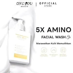 [ BPOM Certification] ONLYOU 5X Amino Pure Deep Gentle Cleanser 150 ml. Pembersih wajah/facial wash Membersihkan Mencerahkan