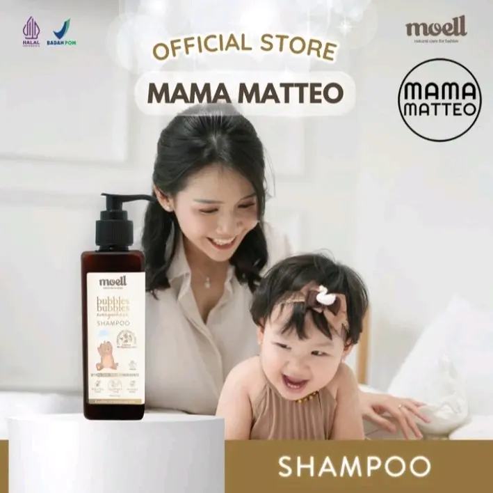 Moell Shampoo Perawatan Rambut Bayi - Perawatan Rambut Bayi Terbaik - Conditioner Haircare