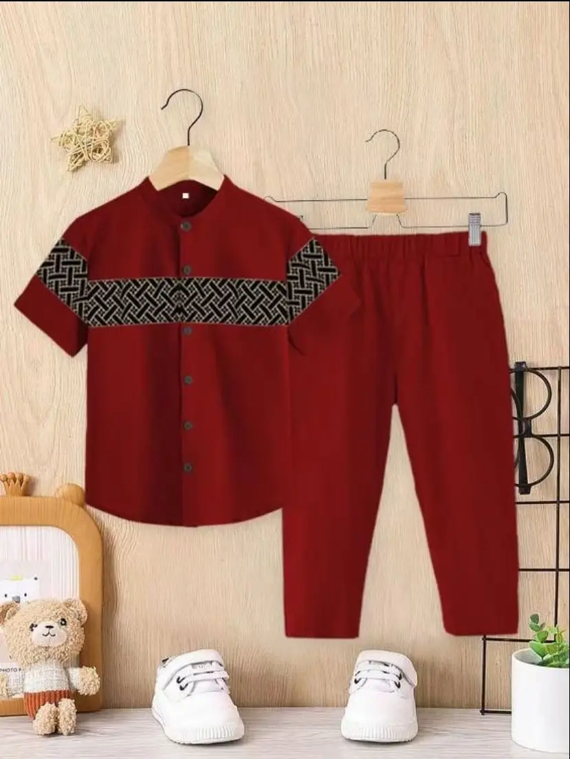 SETELAN BAJU MUSLIM ANAK USIA 1-10 TAHUN MODEL KOKO BATA Remaja Katun Atasan Peci