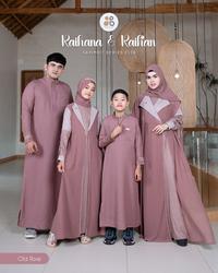 Gambar SARIMBIT RAIHANA & RAIHAN OLD ROSE BY NUBUA - GAMIS DEWASA, S dari Atiya Busana Kab. Pekalongan 1 Tokopedia