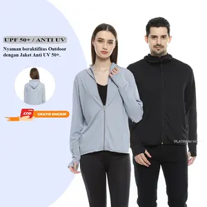 Jaket Olahraga Airsm Pria - Wanita Pelindung UV UPF 50+ Lengan Panjang Hijab Sport Premium Quality.